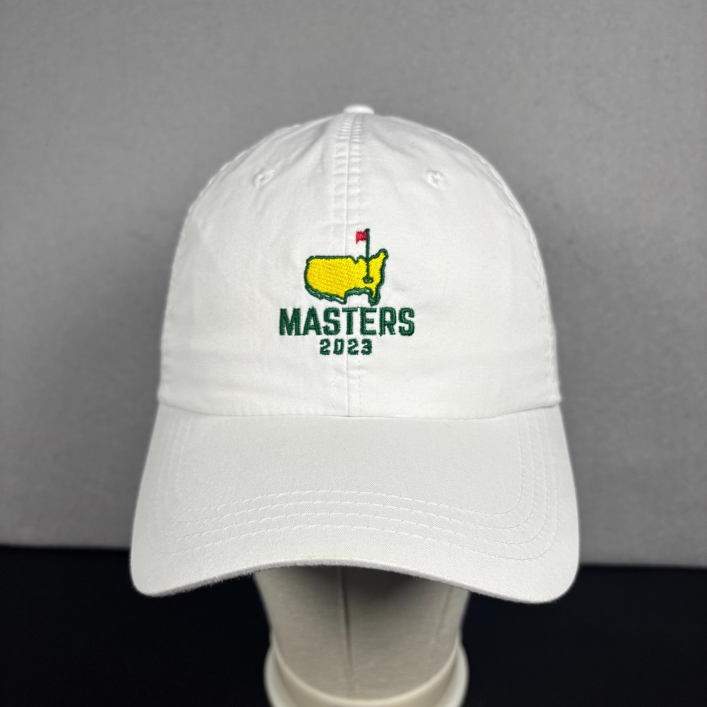 2023 Masters Golf Tournament White Adjustable Hat Cap Official Merchandise Ahead